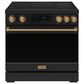 Thor Kitchen Gordon Ramsay 6 Cu. Ft. Professional Induction Range with Bronze Handle Kit in Black, , large