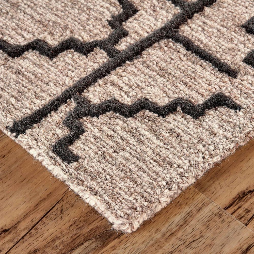 Feizy Enzo 8&#39; x 11&#39; Charcoal and Gray Area Rug, , large