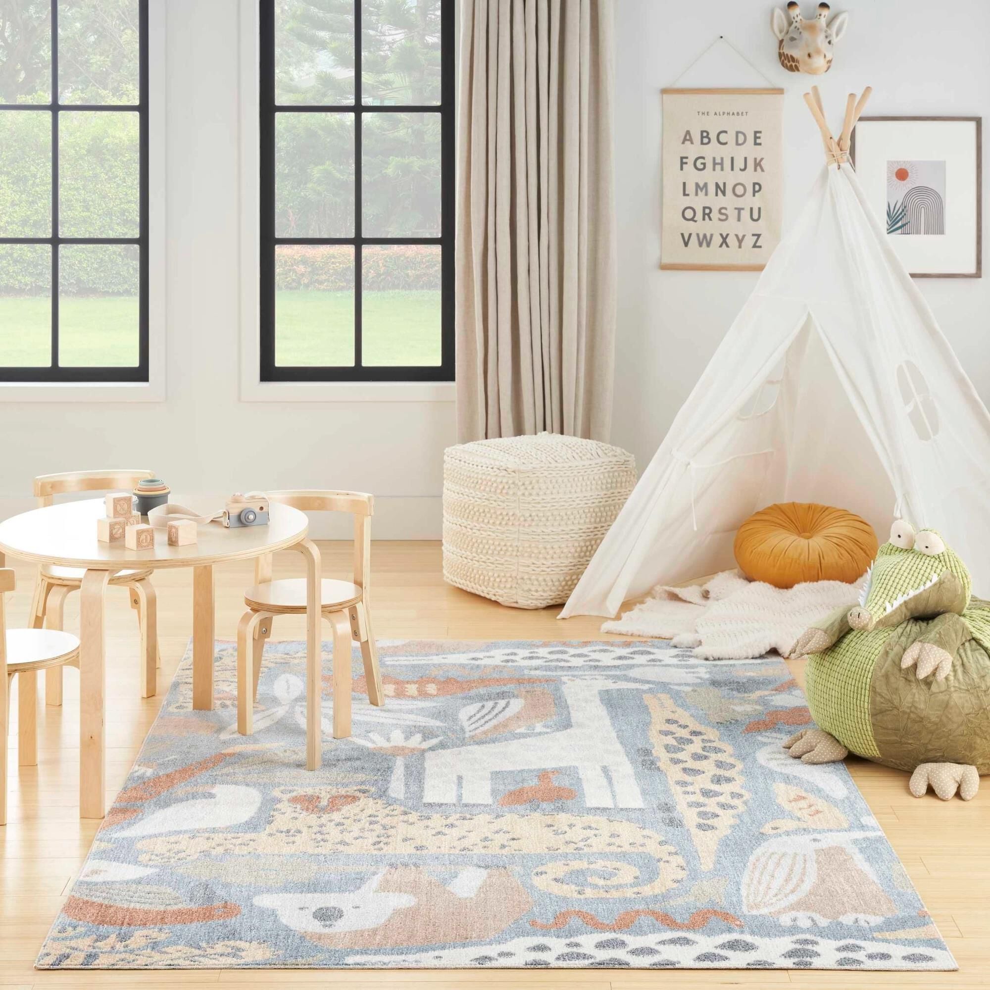 Machine washable deals nursery rugs