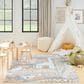 Nourison Astra Machine Washable 4" x 6" Multicolor Kids Rug, , large