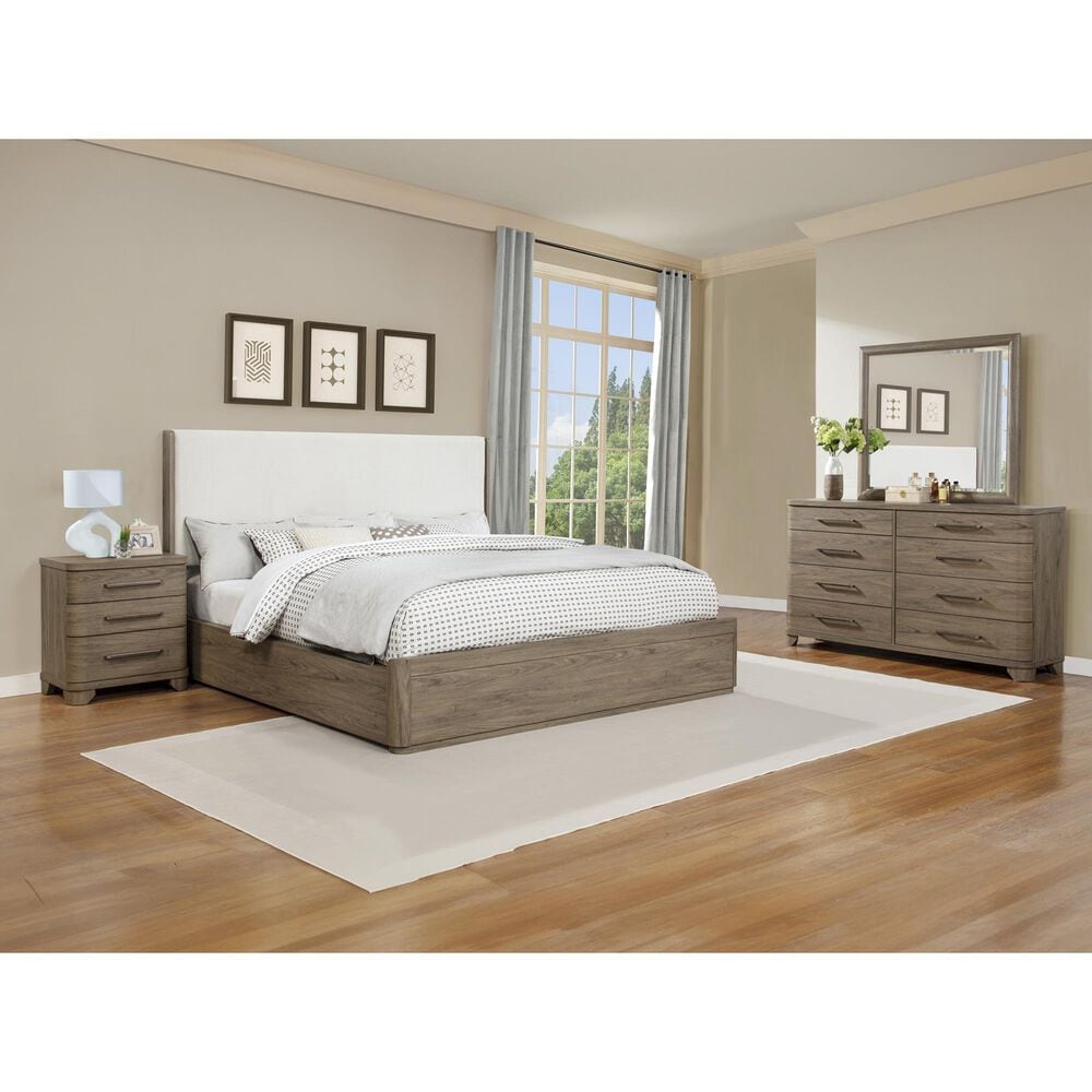 Crown Mark Veranda Queen Panel Bed in Khaki, , large