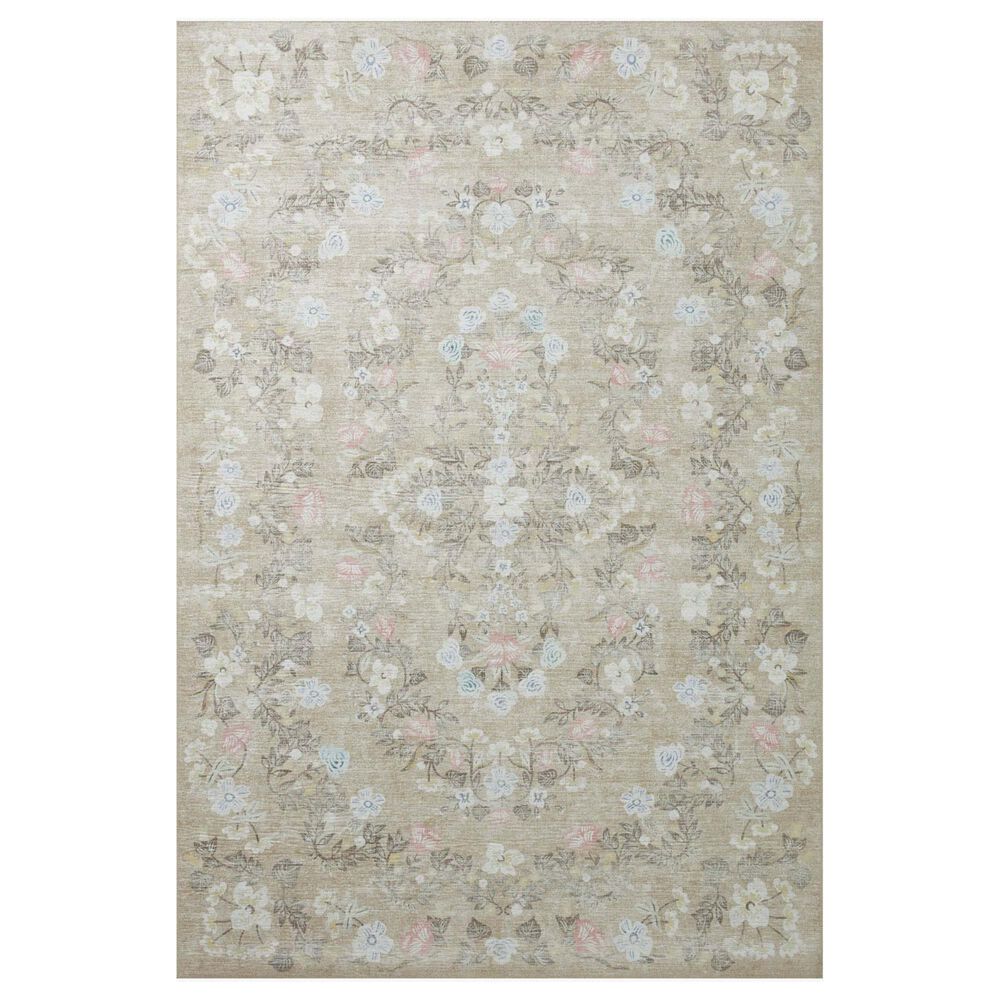 Rifle Paper Co. Palais 5" x 7"6" Khaki Area Rug, , large