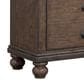 Riva Ridge Oxford Queen Panel Bed with Two Nightstands in Cocoa with USB Ports, , large