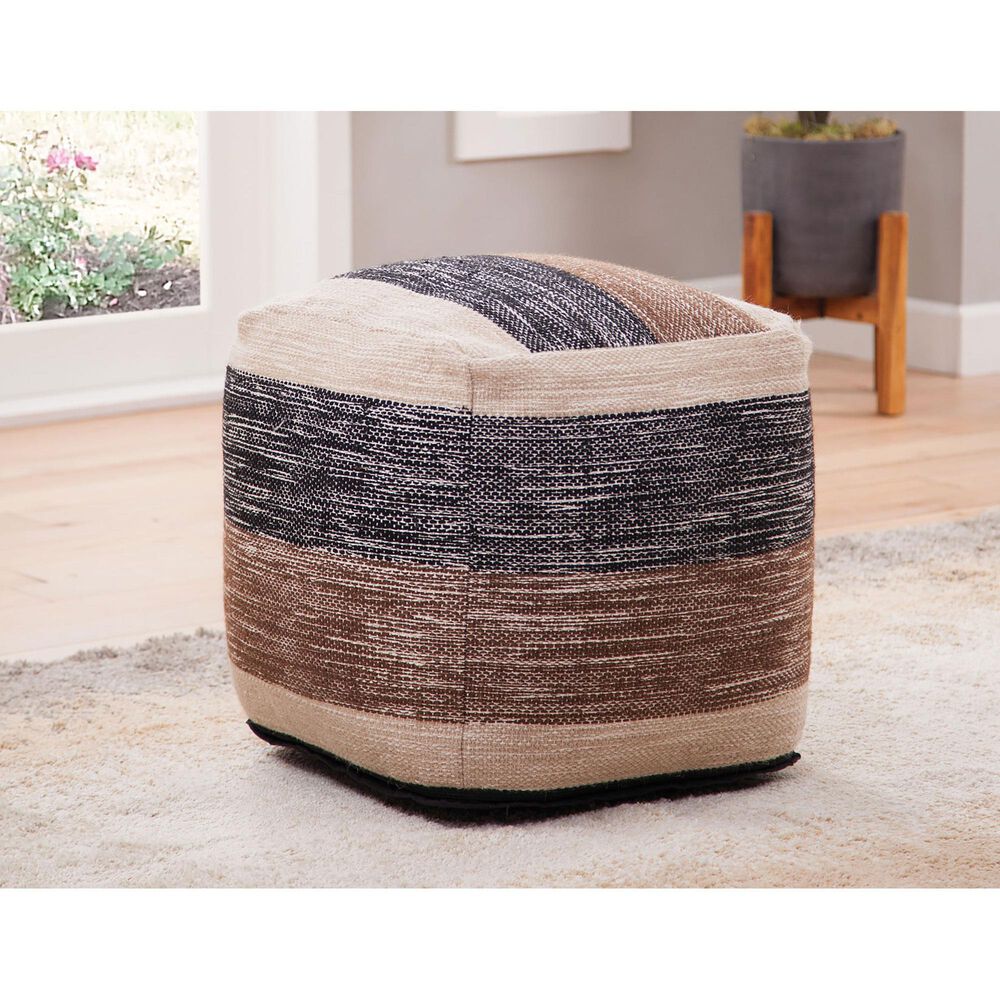 Steve Silver Jamal Pouf in Multicolor, , large