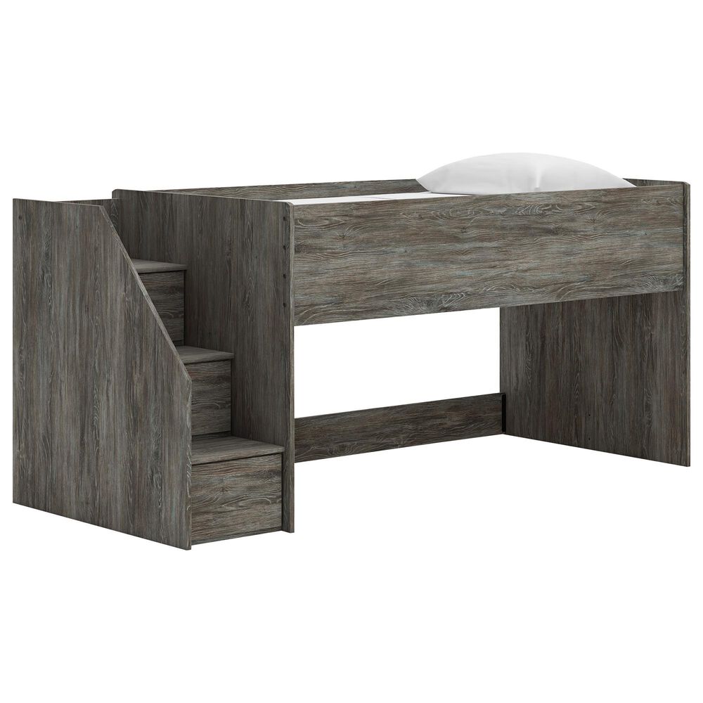 Ashley Frandern Twin Loft Bed in Gray, , large