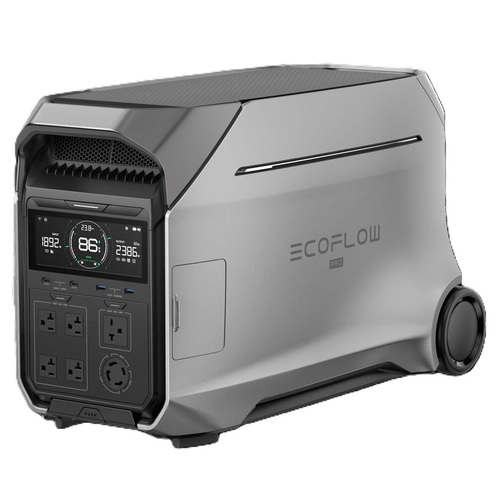 EcoFlow Delta Pro 3 Portable Power Station in Silver, , large
