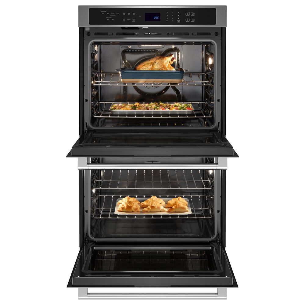 Maytag 30&quot; Double Wall Oven with Air Fry and Basket in Fingerprint Resistant Stainless Steel, , large
