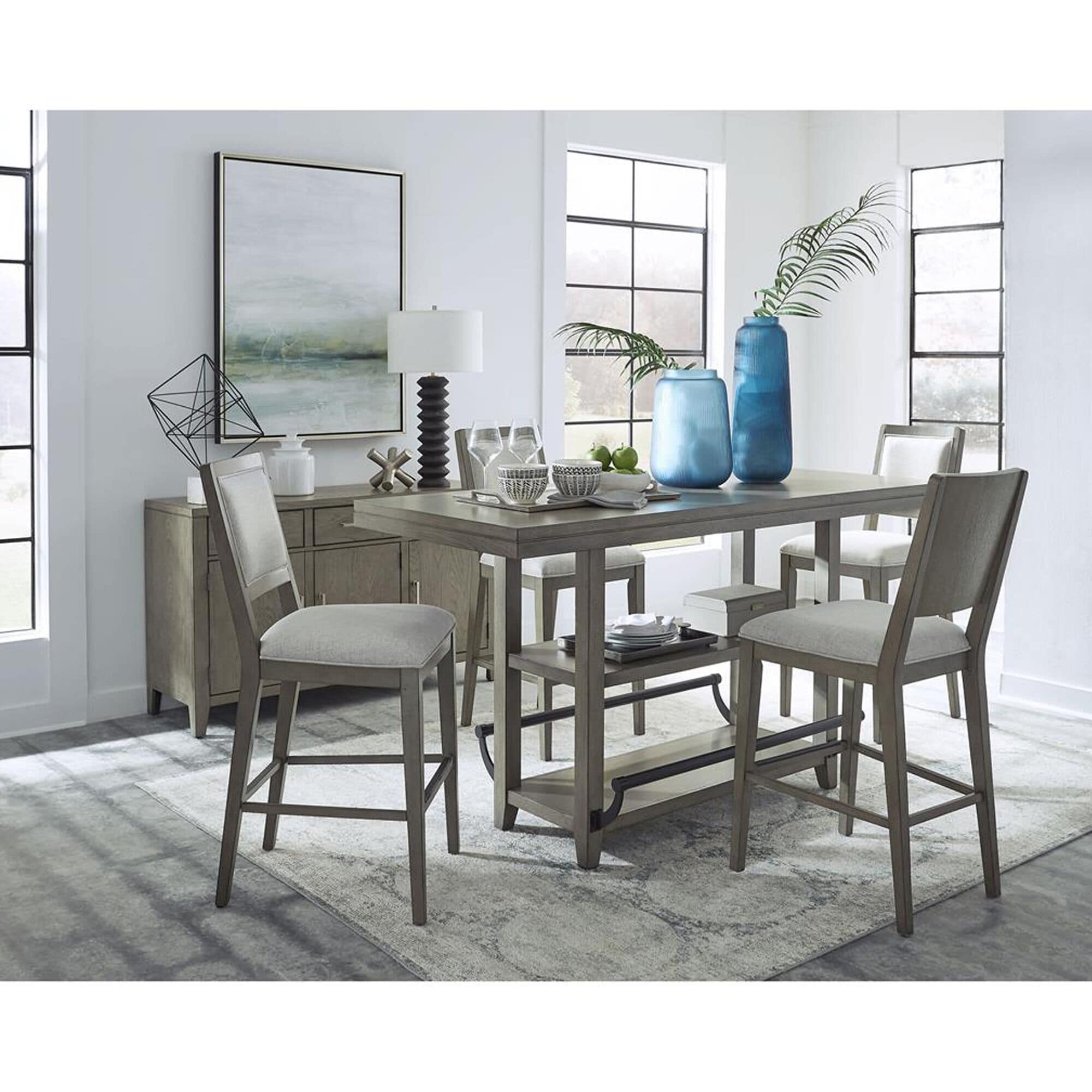 Grey bar 2025 height dining set