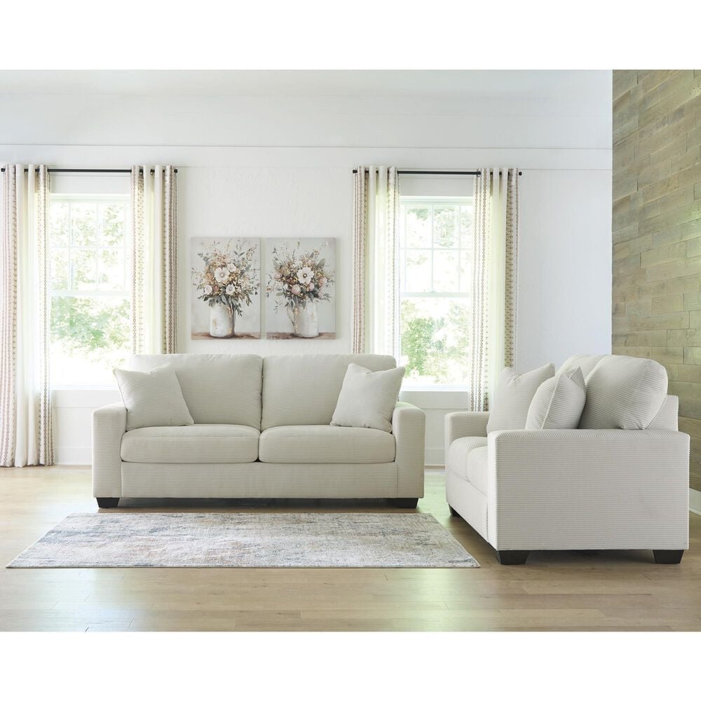 Ashley Greenbriar Stationary Sofa in Ivory, , large