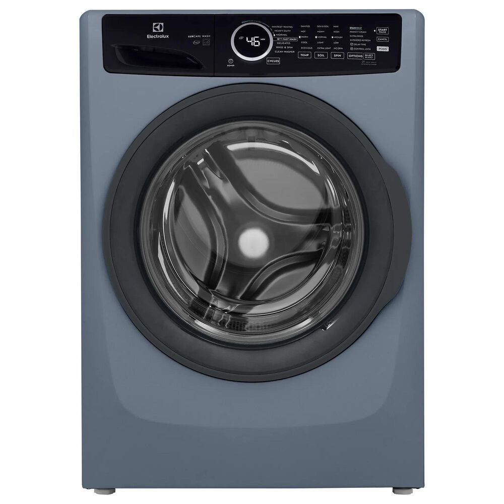 Electrolux 400 Series 4.5 Cu. Ft. Front Load Washer and 8 Cu. Ft. Electric Dryer Laundry Pair in Denim Blue, , large