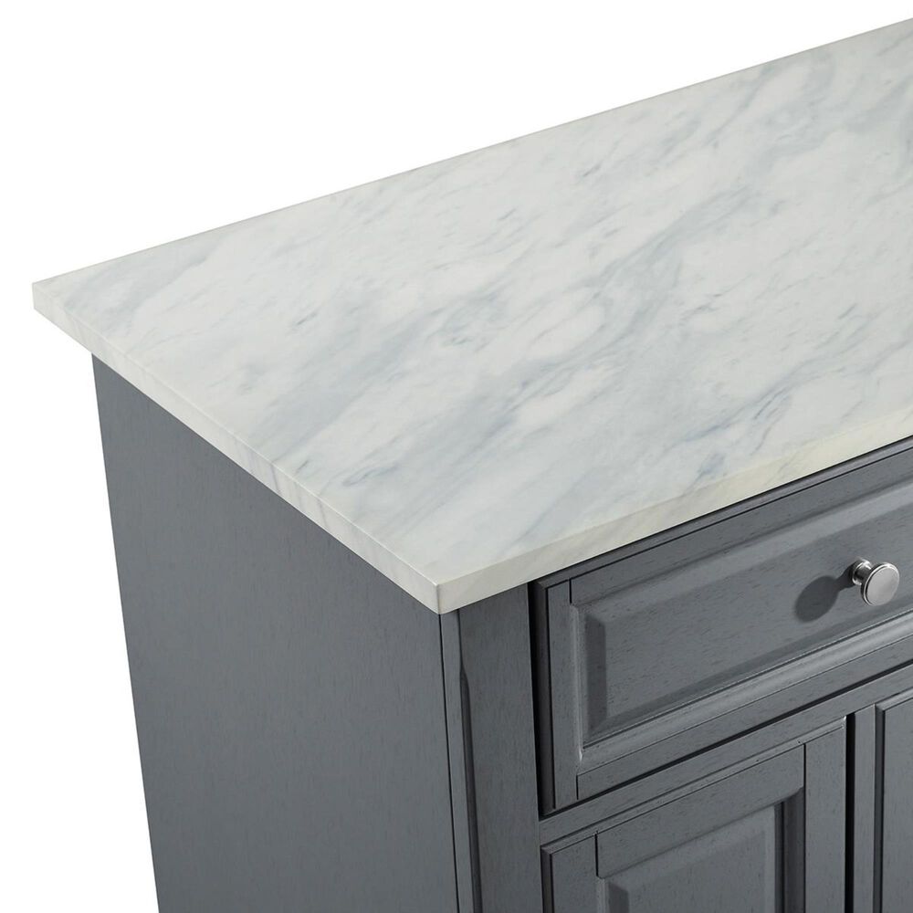 Crosley Furniture Avery Kitchen Cart in Grey, , large