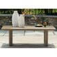 Ashley Serene Bay Patio Cocktail Table in Dark Brown, , large