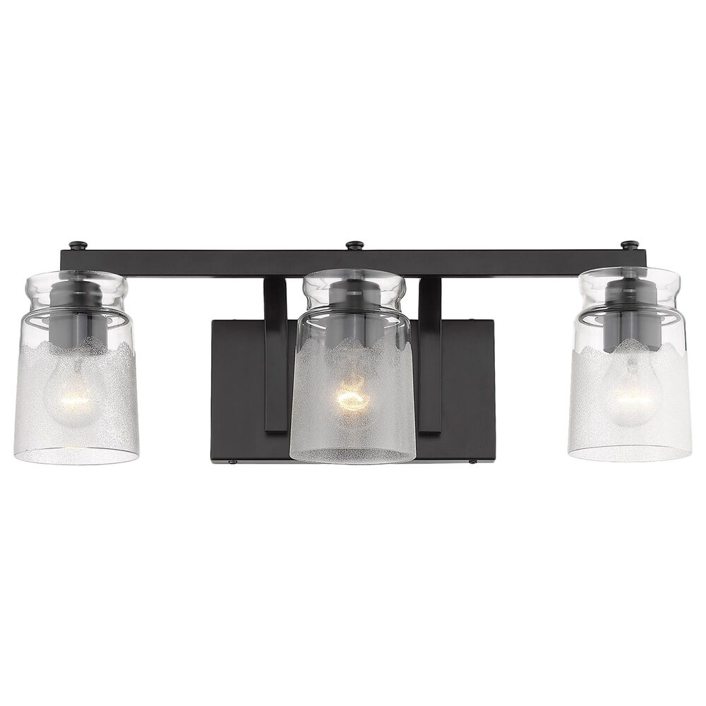 Golden Lighting Travers 3-Light Bath Vanity in Matte Black, , large