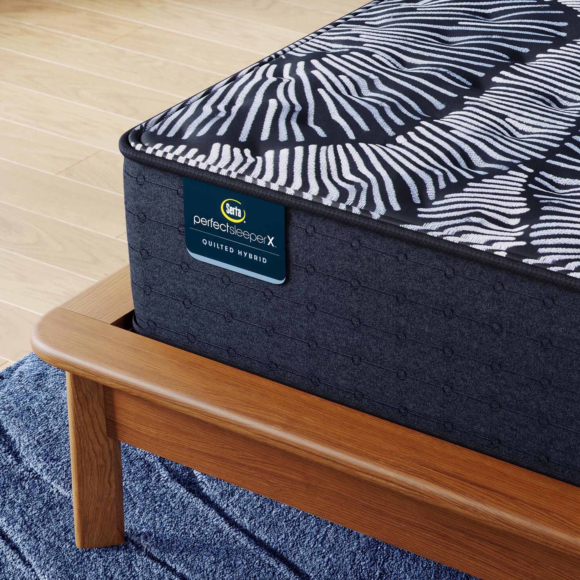 Serta Knox Firm King Mattress with High Profile Box Springs