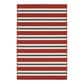 Oriental Weavers Meridian 5701R 7"10" Round Red Area Rug, , large