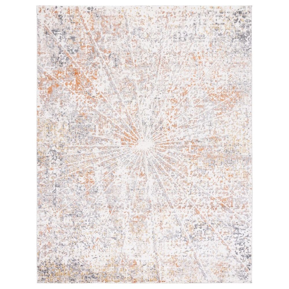 Safavieh Aston ASN728 8" x 10" Ivory and Grey Area Rug, , large