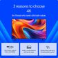 VIZIO 50" 4K LED HDR in Black - Smart TV, , large