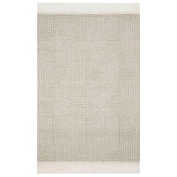 Magnolia Home Newton NET-04 5" x 7"6" Sage and Ivory Area Rug, , large