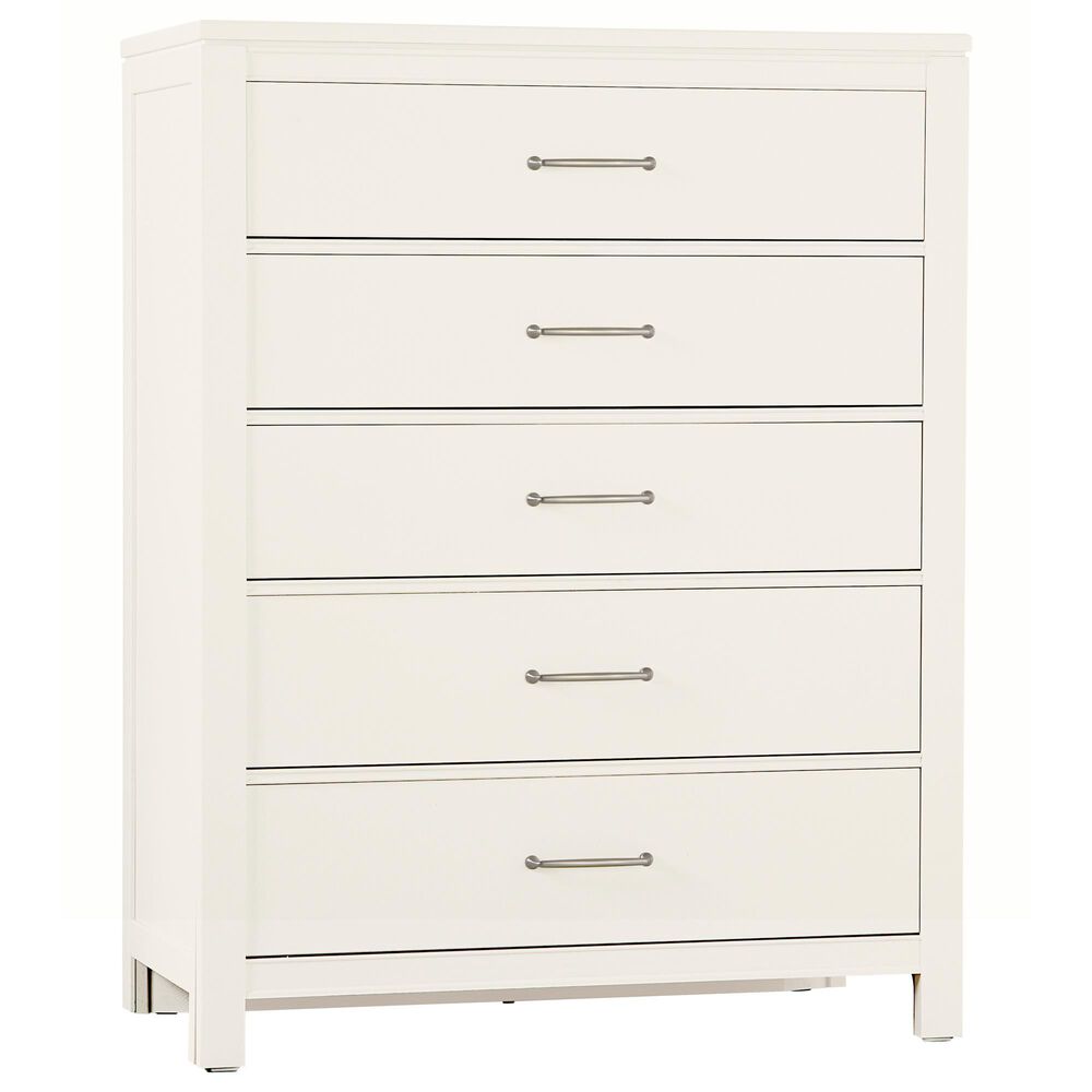 Viceray Collections Tide and Timber 5 Piece Full Poster Bedroom Set in White Maple, , large