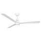 Minka-Aire Simple 52" Indoor/Outdoor Ceiling Fan with LED Light in Flat White, , large