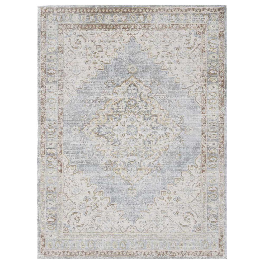 Amer Rugs Century 3"11" x 5"11" Gray and Ivory Area Rug, , large