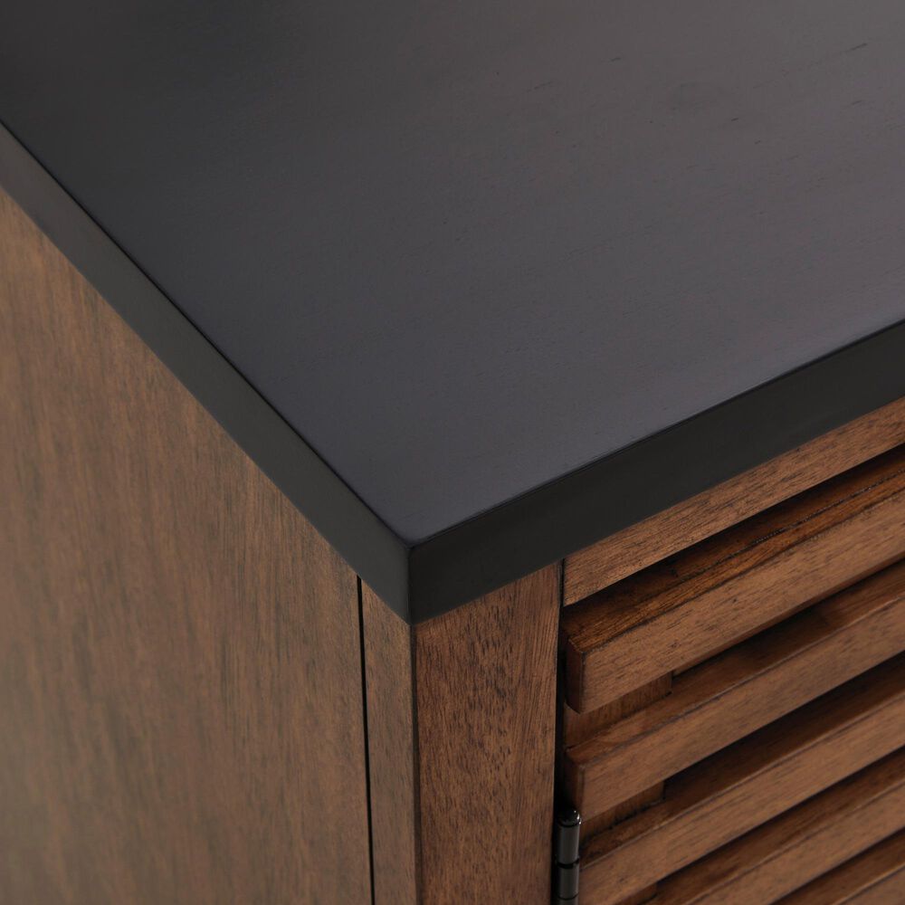 Ashley Kallari Credenza Desk in Warm Brown and Matte Black, , large