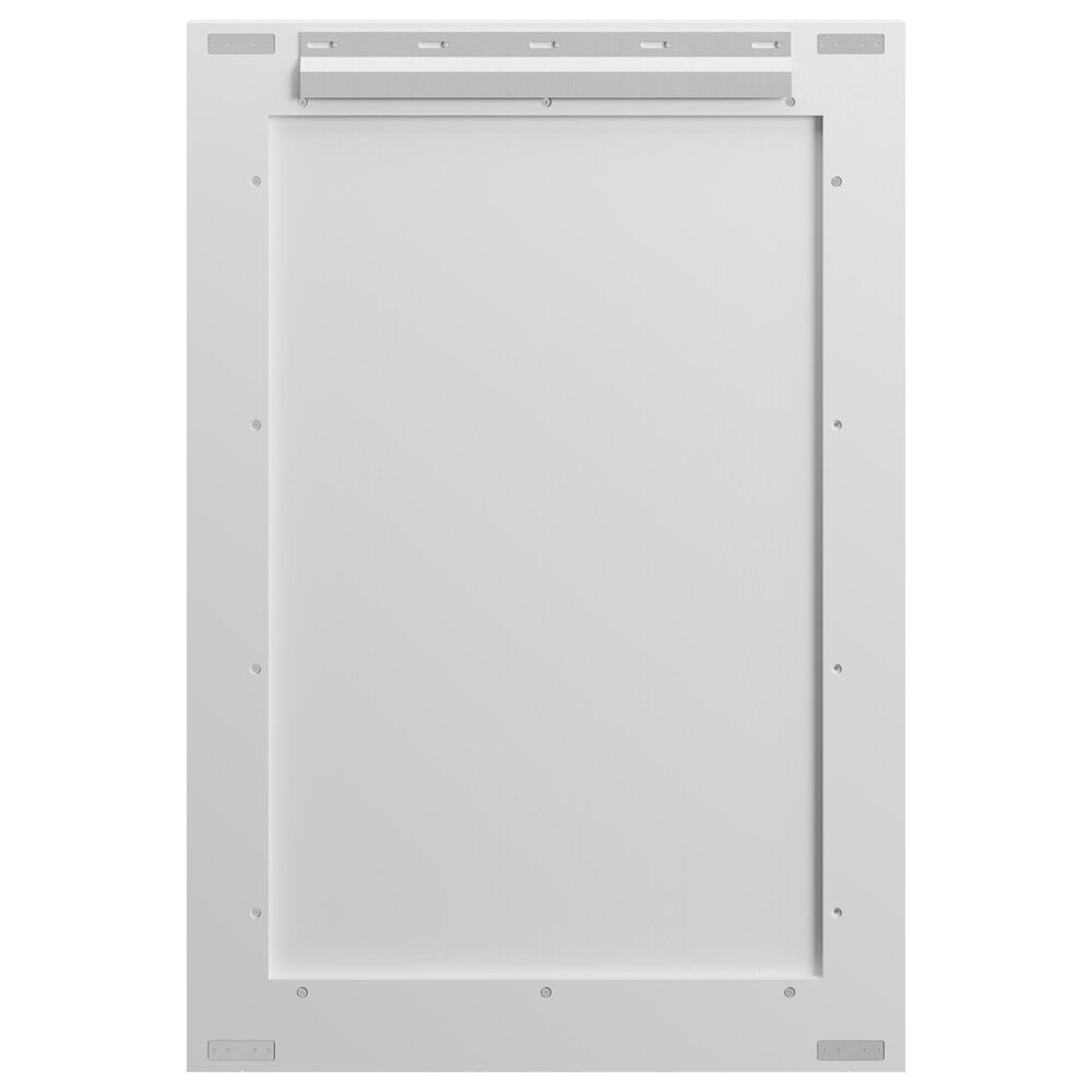 James Martin Bellshire 26" Rectangular Mirror in Bright White, , large