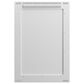 James Martin Bellshire 26" Rectangular Mirror in Bright White, , large