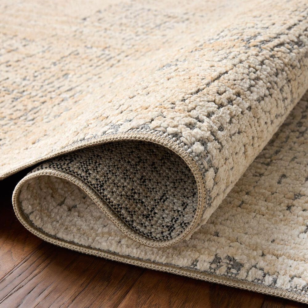 Amber Lewis x Loloi Bexley Natural and Slate 4' x 6' Area Rug, , large