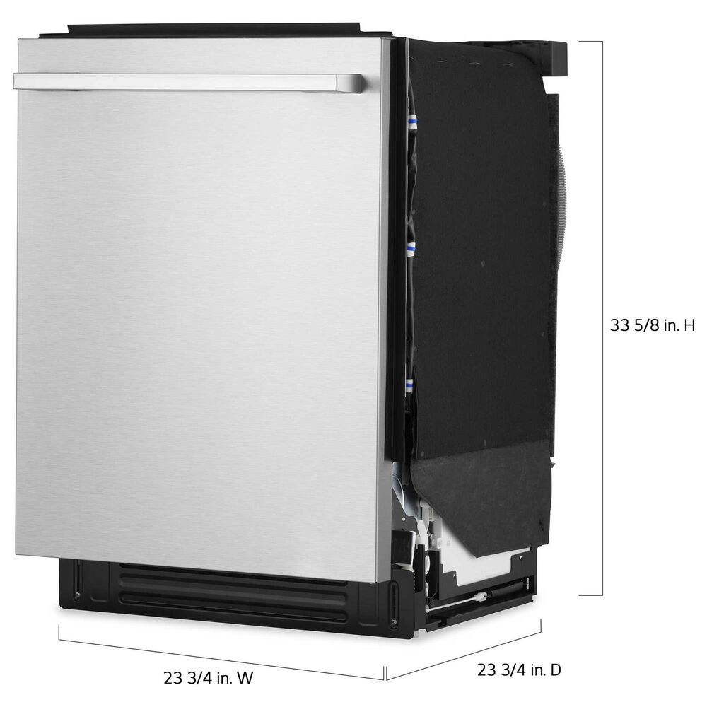 LG 24&quot; Built-In Bar Handle Dishwasher with TrueSteam in PrintProof Stainless Steel, , large