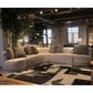 Golden Wave Furniture Delphine 3-Piece Symmetrical Sectional with Swivel End in Cream, , large