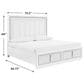 Millenium Chalanna King Upholstered Storage Bed in White, , large