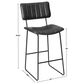 Crystal City Tribeca 30" Bar Stool in Black, , large