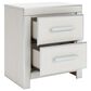 Ashley Zuraleus 4-Piece California King Upholstered Platform Bedroom Set in Matte White, , large
