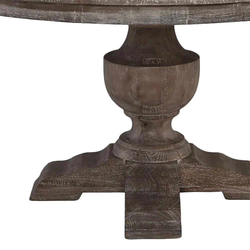 Classic Home Yorkville 55&quot; Round Dining Table in Distressed Mango, , large