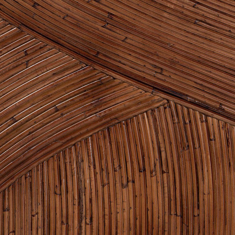 Baxton Studio Elettra King Headboard in Dark Brown, , large