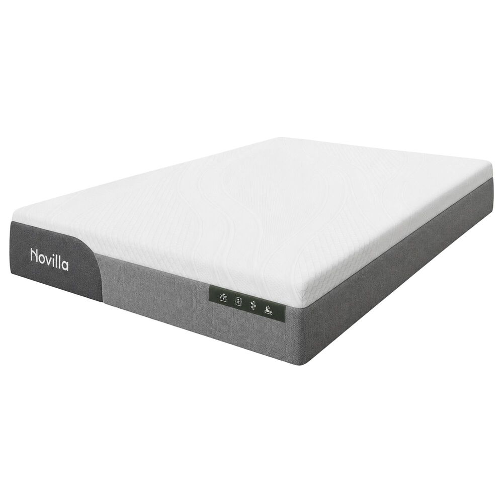 Novilla GreyZen 14" Medium Queen Mattress in a Box, , large