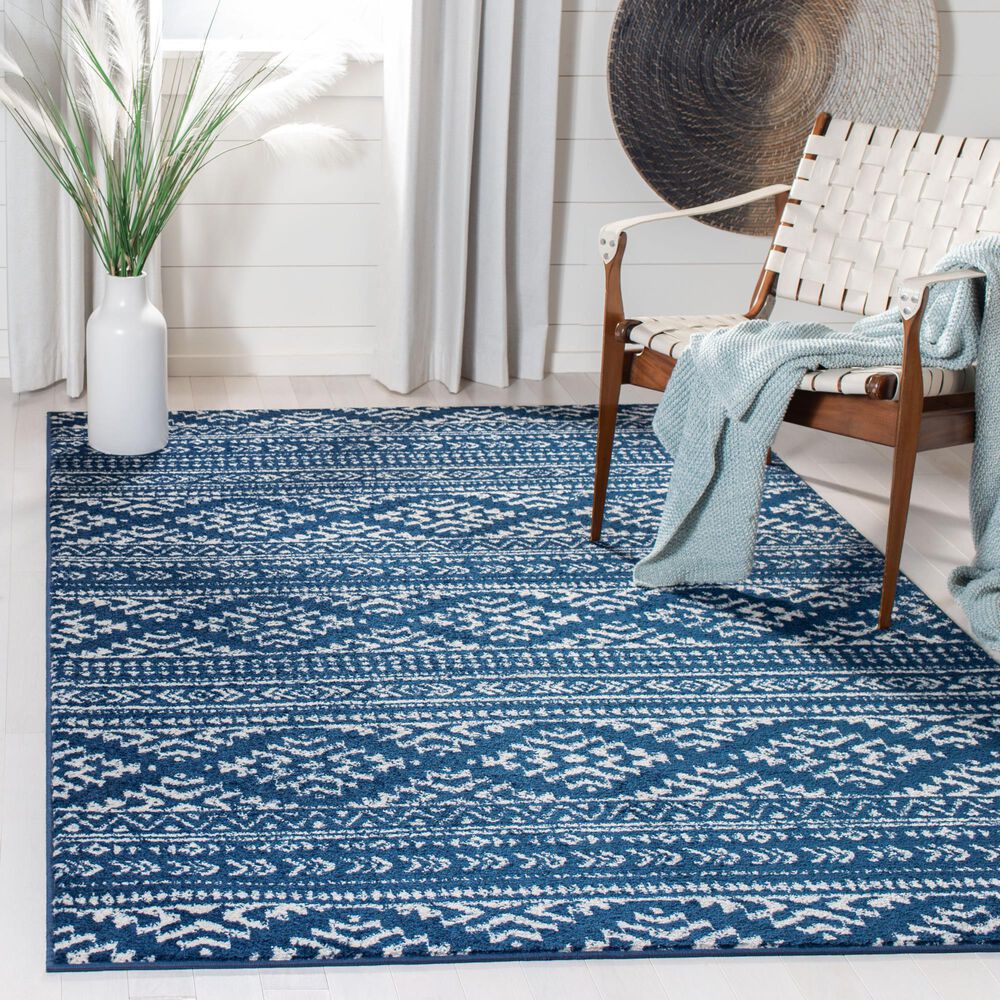 Safavieh Tulum  6&#39; x 9&#39; Navy  Area Rug, , large