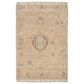 Nourison Whispers 2" x 3" Dusty Mauve and Soft Grey Area Rug, , large
