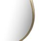 Four Hands Nova Large Wall Mirror in Antique Brass Iron, , large