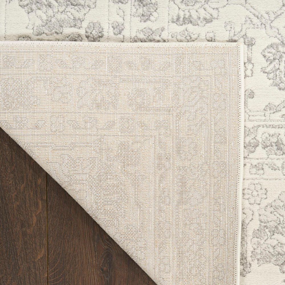 Nourison Grace GCE01 Grey 5'3" x 7'3" Area Rug, , large