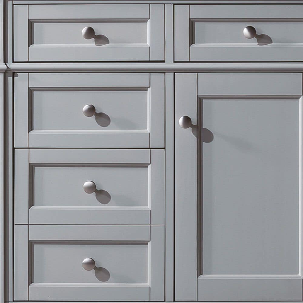 James Martin Vanities Brittany 48" Single Bathroom Vanity in Urban Gray with 3 cm Eternal Jasmine Pearl Silestone Top, Rectangular Sink and FreePower Wireless Charger, , large