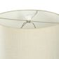 Flair Industries Patterned Table Lamp in White and Gray, , large