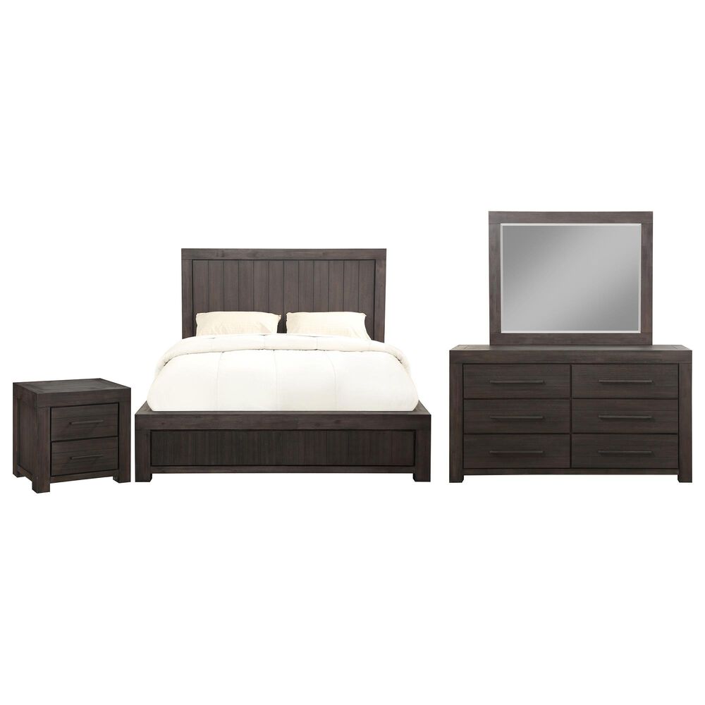 Urban Home Heath 4-Piece King Bedroom Set in Brown, , large