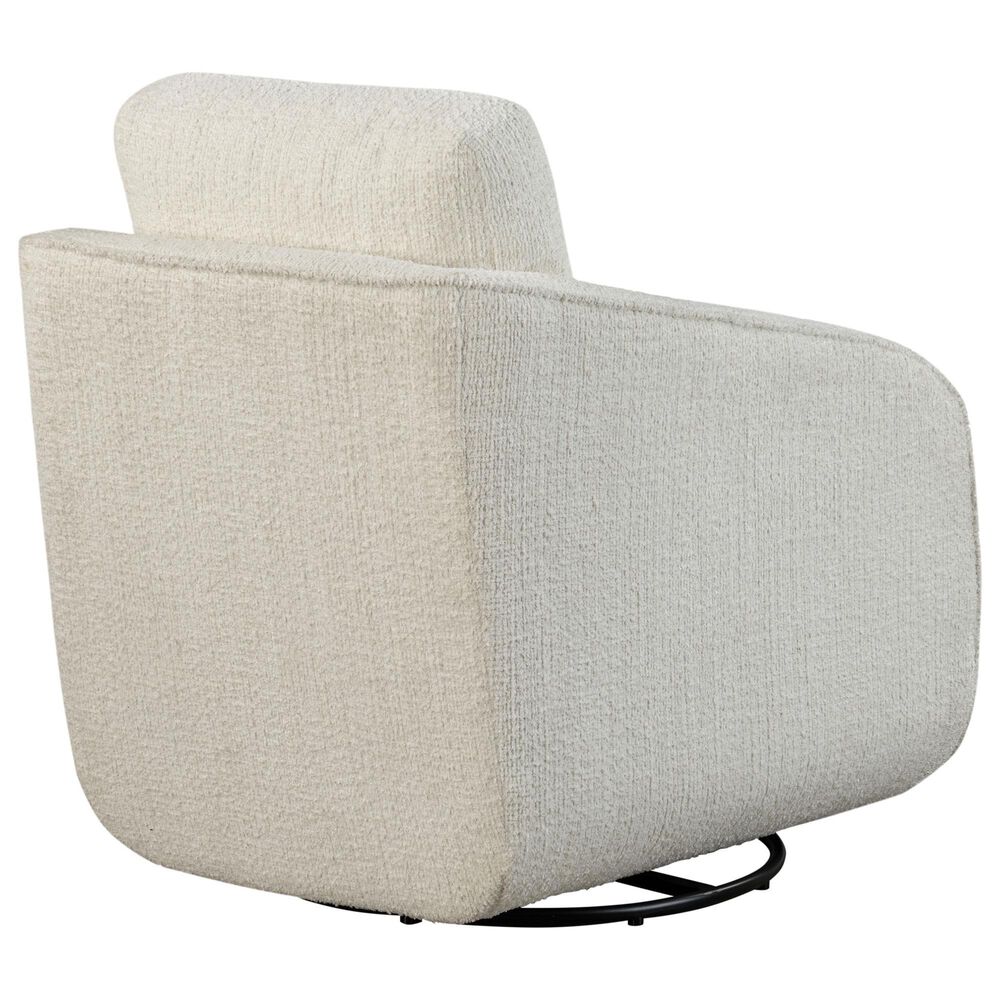 Lifestyle Solutions Lydia Swivel Accent Chair in Cream, , large