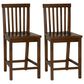 Linon Home Decor Percival Counter Stool in Rich Walnut (Set of 2), , large