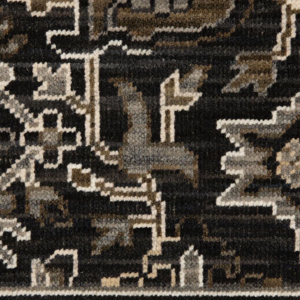 Oriental Weavers Acacia Black and Tan 2'6" x 10' Runner, , large