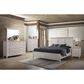 Hawthorne Furniture San Mateo 3-Piece Queen Panel Bedroom Set in Rustic White, , large