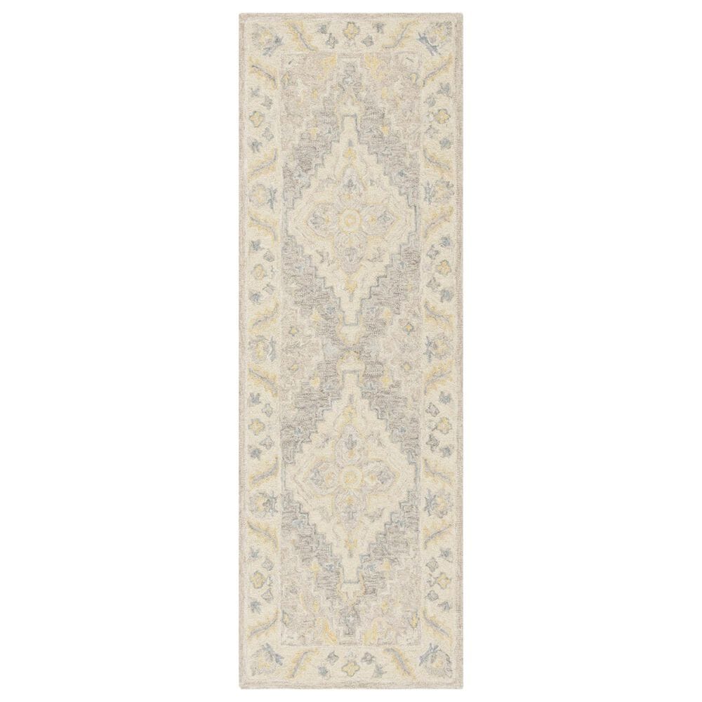 Safavieh Micro-Loop 2"3" x 7" Beige and Grey Runner, , large