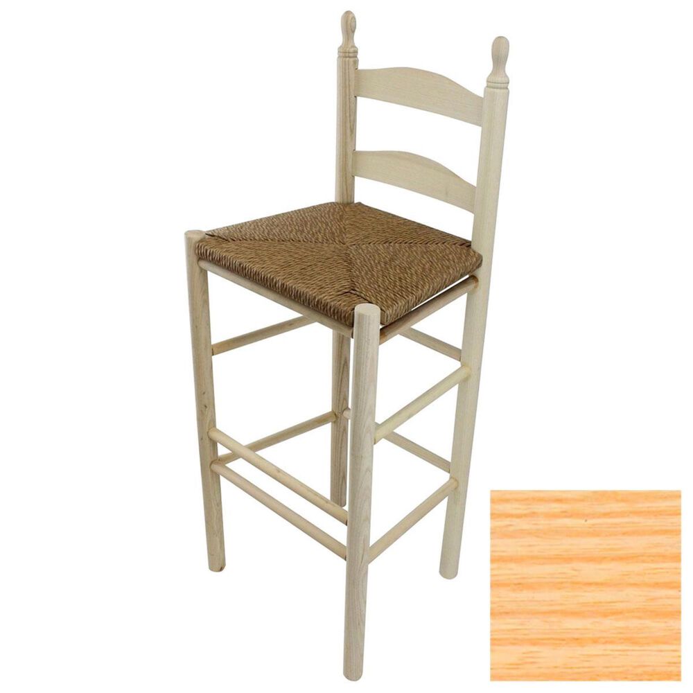 Lakeside Calabash Ladderback Barstool in Natural, , large